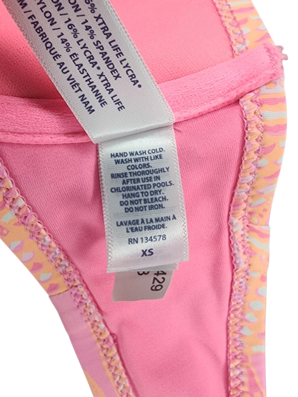 Vineyard Vines Bandeau Bikini Set, Womens XS - Picture 9 of 10